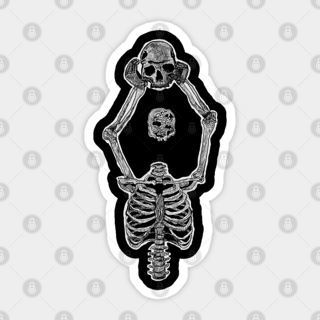 Mindless Corpse - Inktober 2019 - Day 2 Sticker by dmac